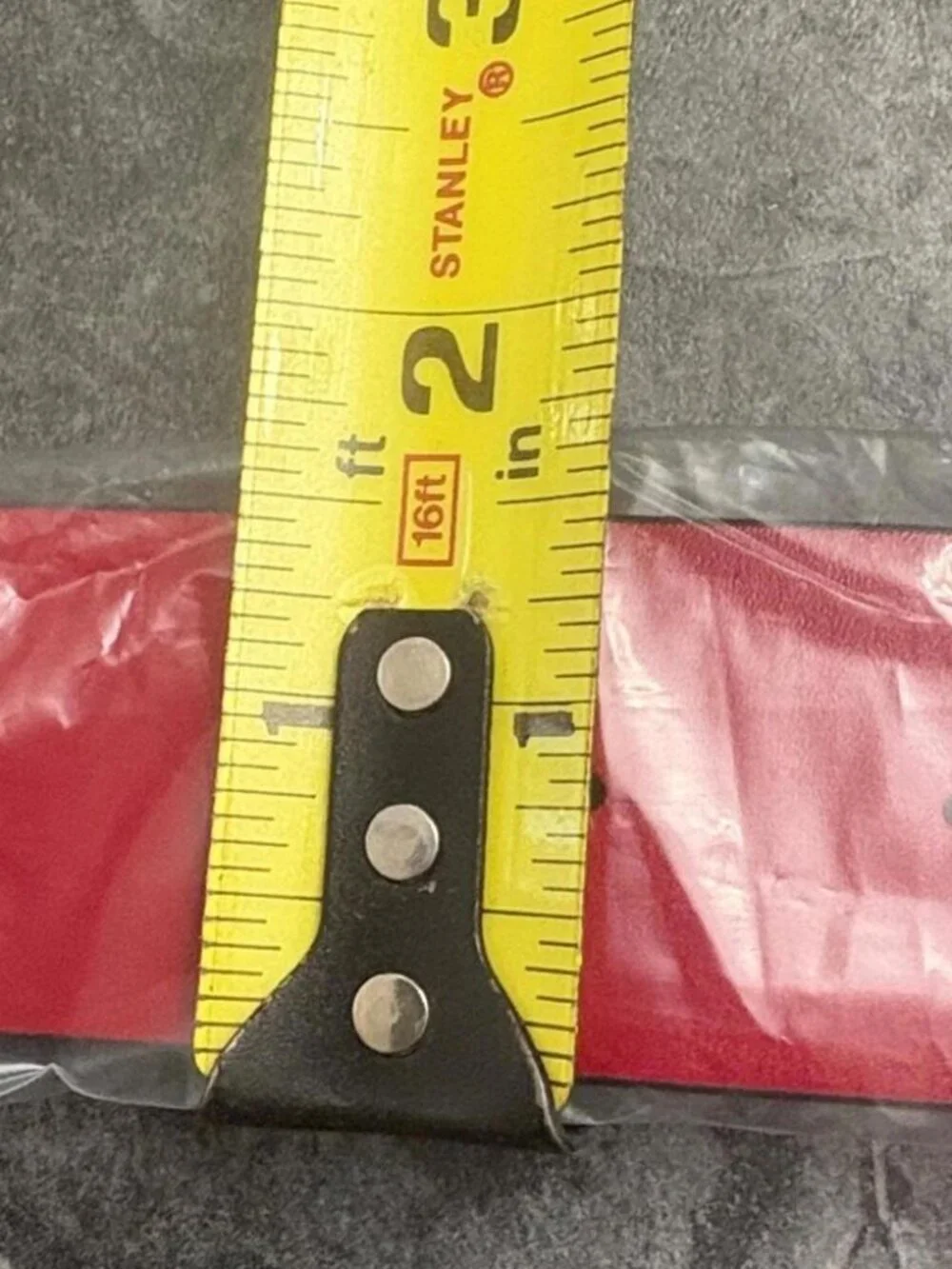 Mario Valentino Lipstick Red Belt Gold V Buckle Medium NEW     (Wider than Baby)